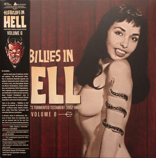 Various - Hillbillies In Hell: Country Music's Tormented Testament Vol. 8 (Red) (Used LP)
