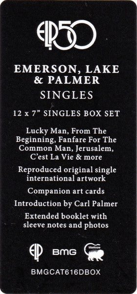 Emerson, Lake & Palmer - Singles Box Set (Coloured) (Used LP)