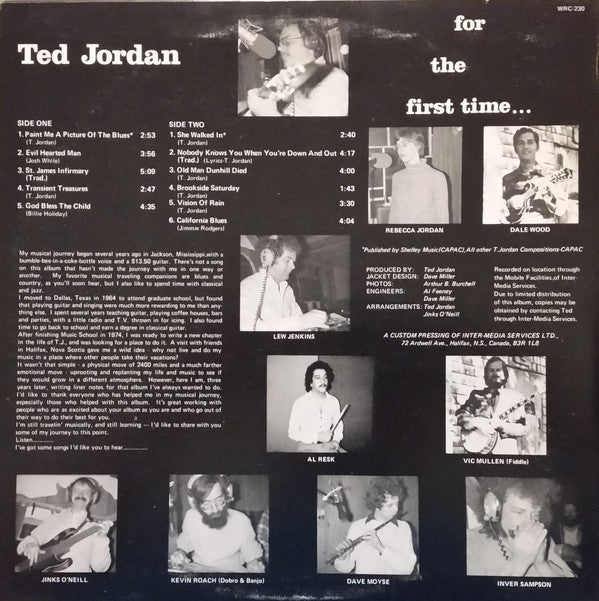 Ted Jordan - For The First Time (Used LP)