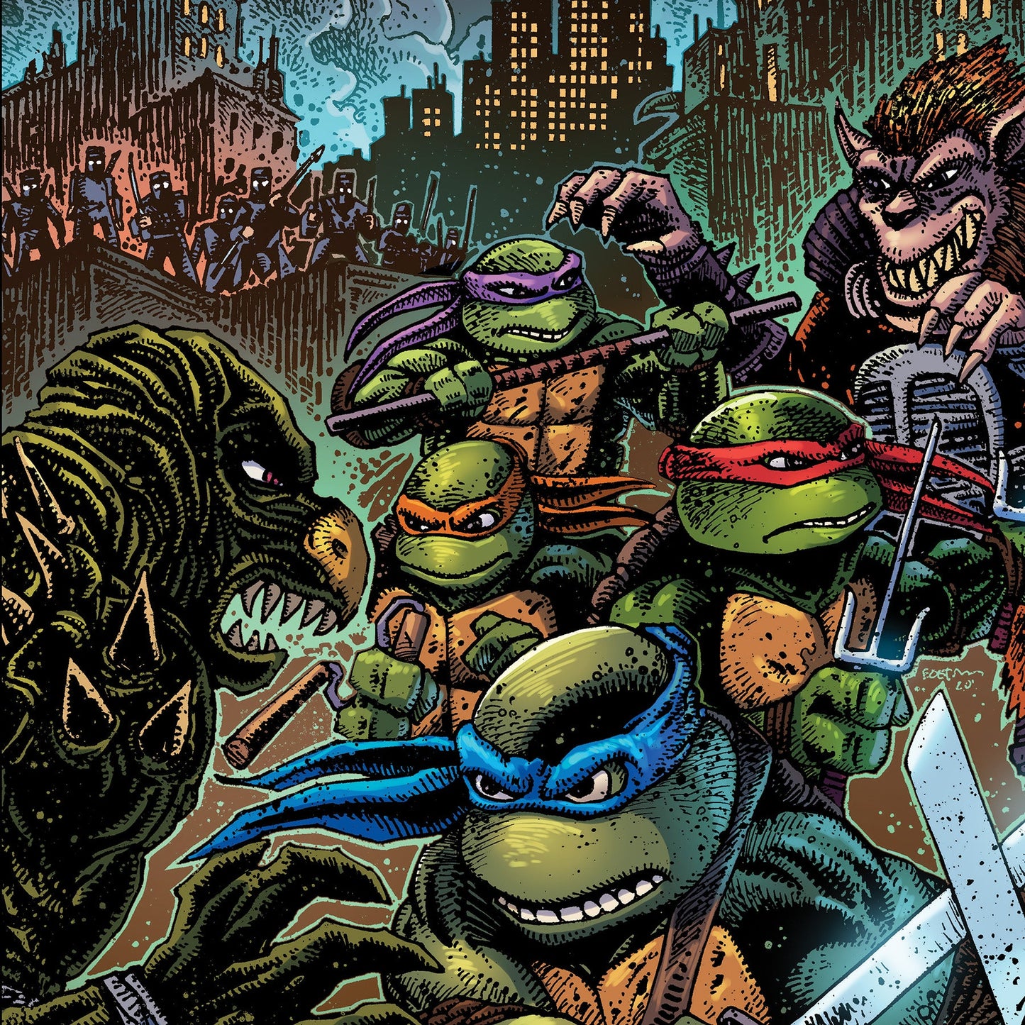 John Du Prez - Teenage Mutant Ninja Turtles II: Secret of the Ooze OST (Green/Purple Super Shredder & Turtles Brawl Vinyl)