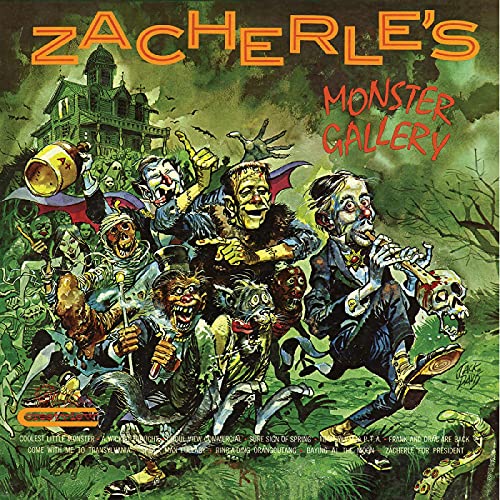 ZACHERLE - ZACHERLE'S MONSTER GALLERY (CLEAR WITH GREEN SWIRL VINYL)