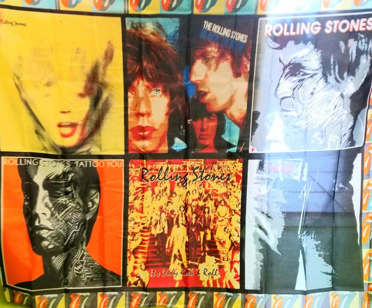 ROLLING STONES - WALL FLAG-48"X36"-2006