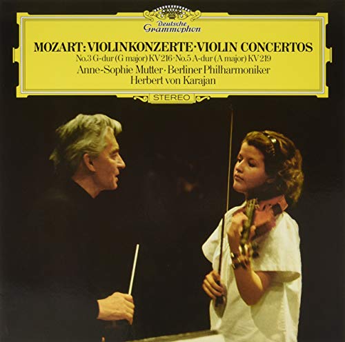 MUTTER, ANNE-SOPHIE - MOZART: VIOLIN CONCERTOS 3 & 5 (VINYL)