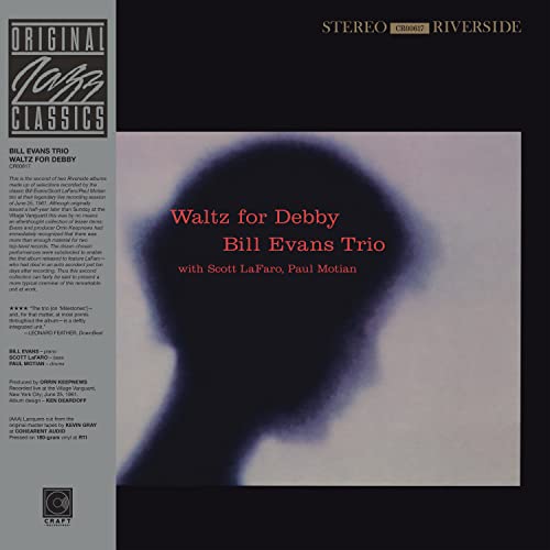 BILL EVANS - WALTZ FOR DEBBY (ORIGINAL JAZZ CLASSICS SERIES) (VINYL)