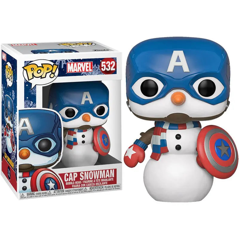 MARVEL: CAP SNOWMAN #532 - FUNKO POP!