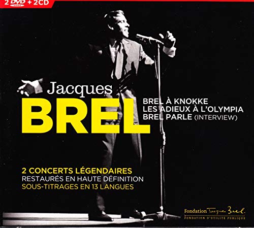 BREL, JACQUES - EN CONCERT(2CD+DVD) (CD)