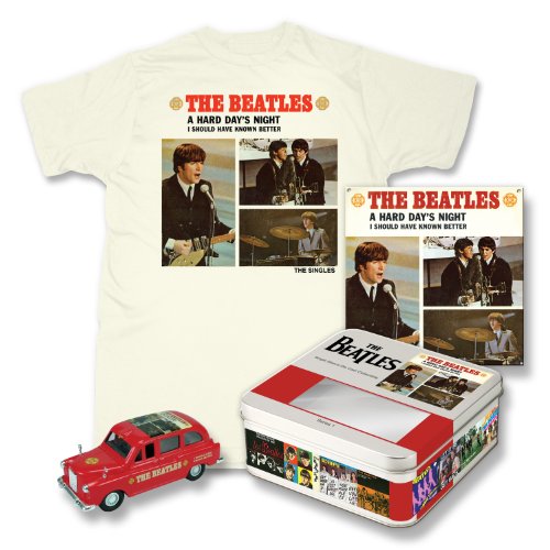 BEATLES: A HARD DAY'S NIGHT: TAXI/T-SHIRT XL/WALL PLAQUE (TIN) - FACTORY-SERIES 1-LTD ED