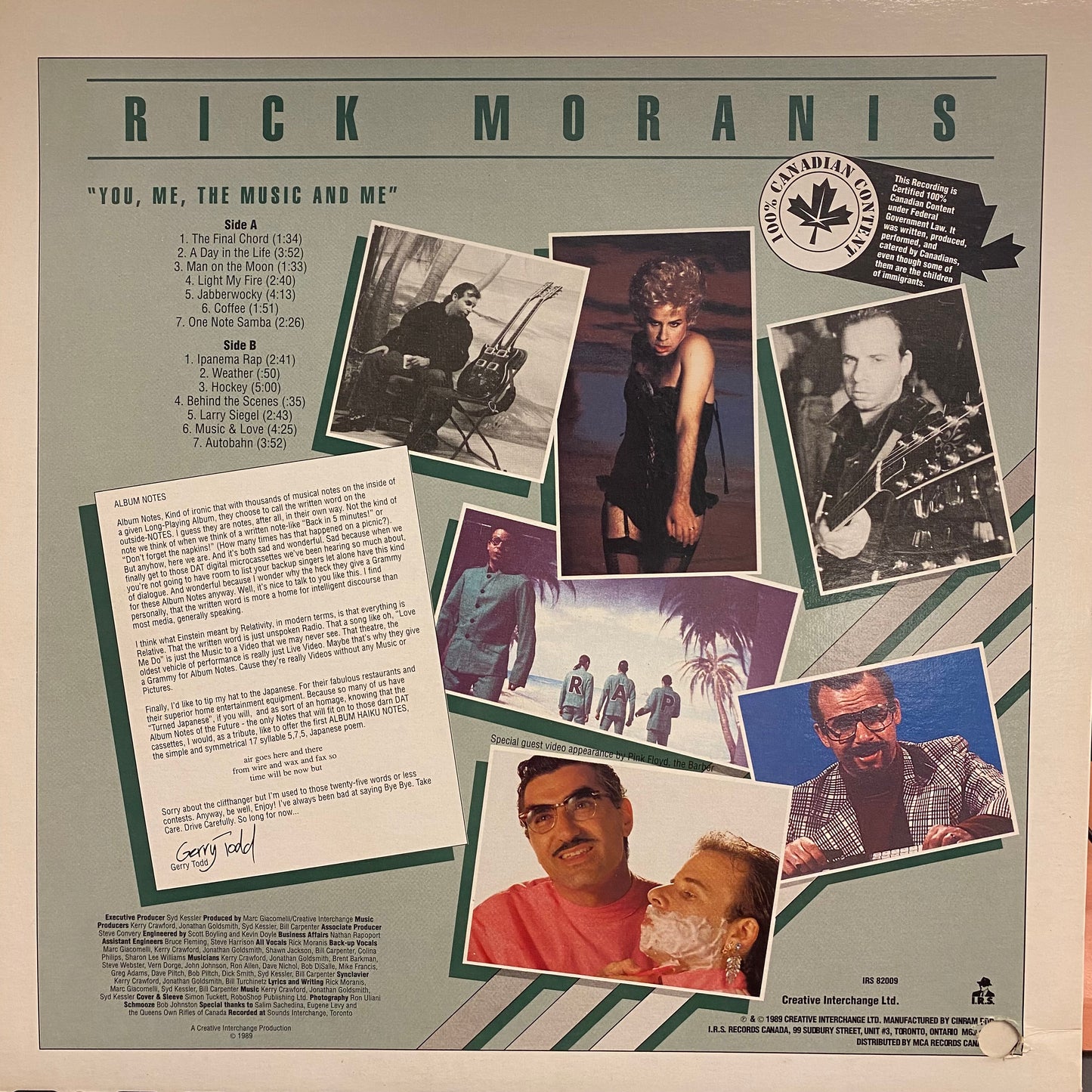 Rick Moranis - You, Me, The Music & Me (Used LP)