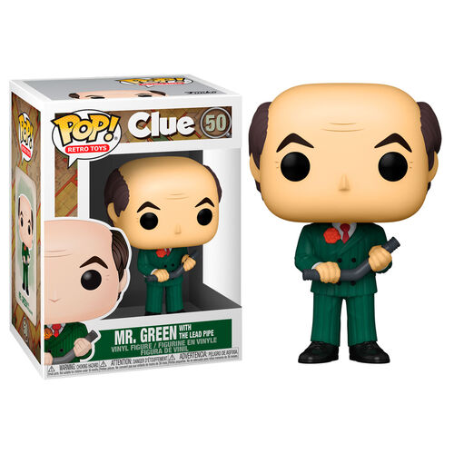 CLUE: MR. GREEN WITH THE LEAD PIPE #50 - FUNKO POP!