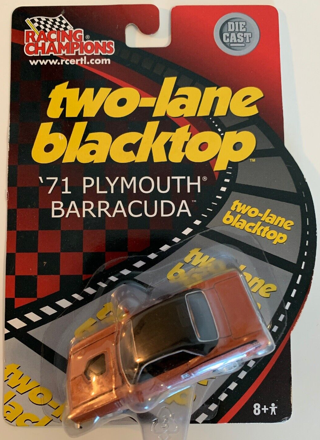 TWO-LANE BLACKTOP: '71 PLYMOUTH BARRACUD - RACING CHAMPIONS-2002